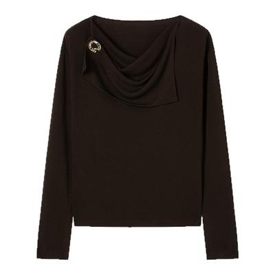 IMM尹默荡领宽松针织衫女