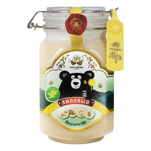 特里普乔卡纯正天然孕妇儿童白雪椴树蜂蜜俄罗斯原装进口结晶野生