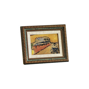 欧式复古相框古典摆台怀旧67寸画框七寸桌面A4美式小摆件定制相框