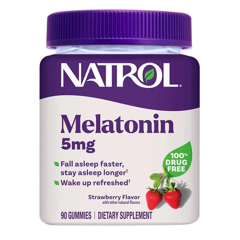 Natrol美国进口褪黑素软糖褪黑素/γ-氨基丁酸