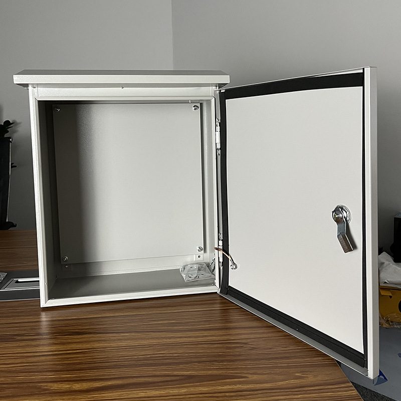 户外室外配监控防水配电箱基业箱控制设备箱抱箍落地工程加厚印字