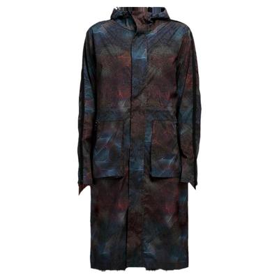 蜘蛛春夏男女同款长款连帽夹克