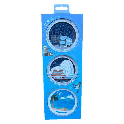 珠海旅游纪念品日月贝冰箱贴