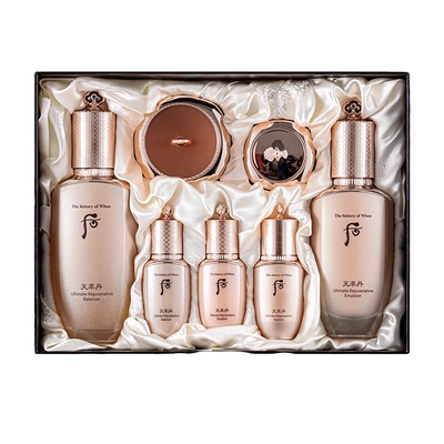 whoo后天率丹水乳霜七件套装