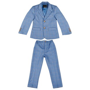 男童小主持人服装礼服儿童钢琴男孩朗诵演讲比赛演出服西装套装春