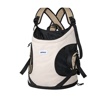 HIDREAM宠物猫咪外出包双肩包托特前置透气帆布猫包遛狗狗外出包