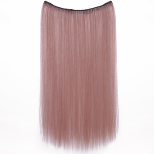 挑染假发片女一片式彩色内层隐藏漂染接发片无痕隐形挂耳染长发条