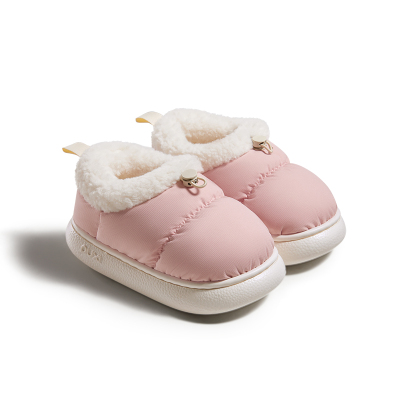 朴西暮云加厚儿童棉鞋包跟女童