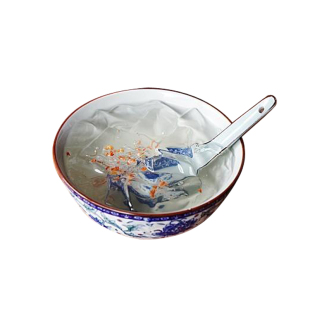 传统薄荷冰爽非即食木涟茉莉木莲冻水晶白豆腐石莲糊霹雳果冰凉粉