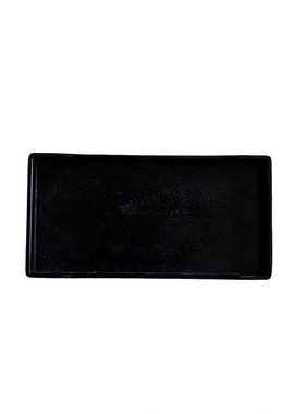 极简黑色托盘性冷淡黑暗风格ins网红桌面收纳盘拍照道具摆拍盘子