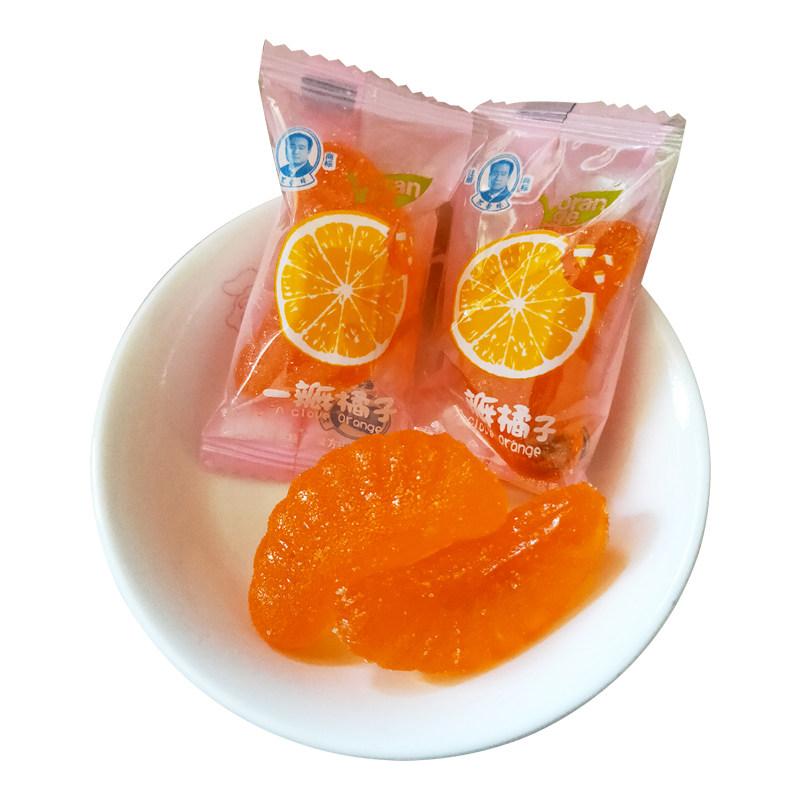 不老林一瓣橘子软糖怀旧糖果
