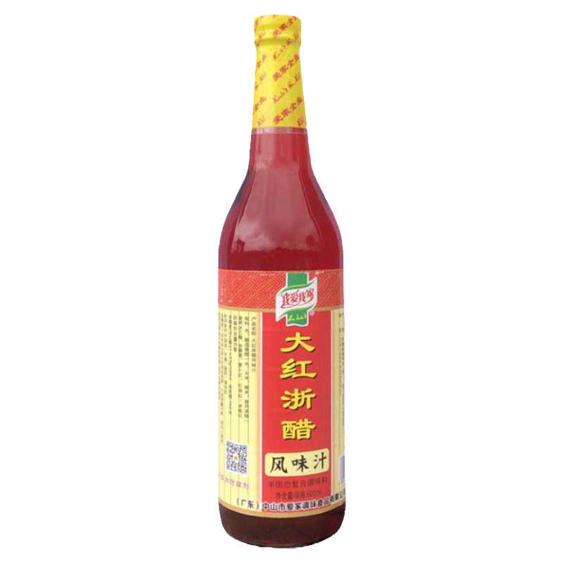 我爱我家红醋600ml正品酿造食醋