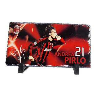 来图定制石板画diy篮球足球球星个人照片摆件个性创意定做球星周