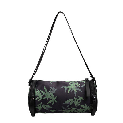 菇八八牛津布时尚大容量斜挎包