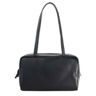 Bounded有界 row风羊皮通勤保龄球包轻奢小众高级感红色手提包包