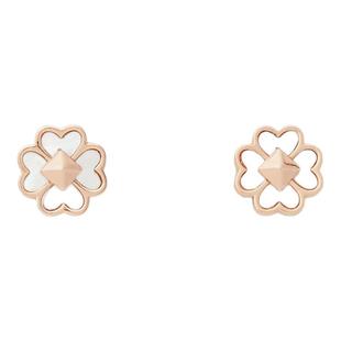 【新年礼物】ks Spades & Studs桃心四叶花耳钉精致女