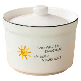 陶瓷炖盅隔水炖家用养生煲汤炖汤蒸蛋碗商用酒店带盖瓦罐上位汤盅