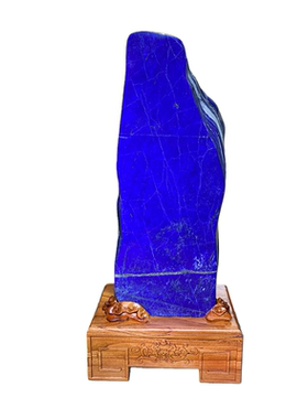 青金石蓝色宝石奇石桌面创意摆件