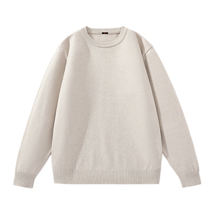 班尼路S&K毛衣男2025秋季薄款内搭针织衫男士纯色宽松百搭毛线衣A