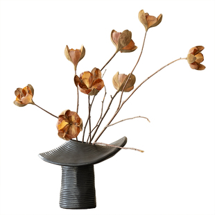 秋季果实干花中南美进口特费玫干树枝哥伦比亚弯子木玄关诧寂摆件