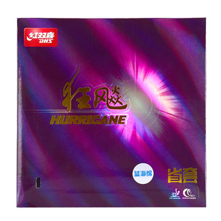 莹恋 DHS红双喜22号蓝海绵省狂飙3省套省狂3三乒乓球胶皮球拍套胶