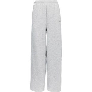 ONLY春季潮流利落解构线条垂坠舒适抽绳直筒运动休闲裤女