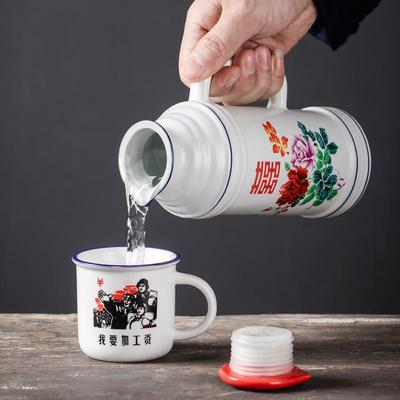 好看的酒瓶空瓶陶瓷1斤装饰创意白酒瓶空酒瓶子家用密封高档一斤