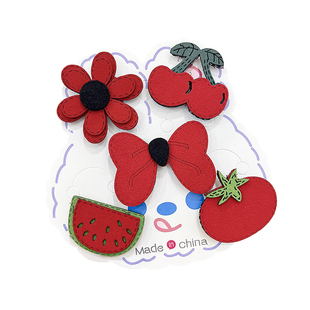 婴儿胎毛魔术贴婴幼儿前额刘海贴发卡儿童可爱碎发帖女童发夹头饰