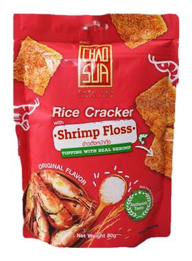 座山米饼虾丝80g泰国原装进口