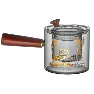 侧把玻璃茶壶耐高温加厚家用电陶炉煮茶壶过滤泡茶器高档茶具套装