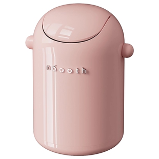 诺室客厅垃圾桶家用2025新款高颜值创意摇盖办公室卧室带盖卫生桶