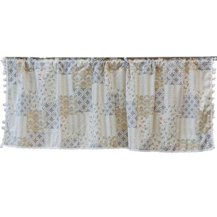 ins风柜子遮挡帘衣柜防尘帘伸缩杆免打孔透光不透人厨房杂物拉帘