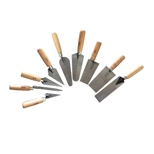 润工假山工具木柄尖头抹子抹灰刀水泥小抹刀雕刻刀泥塑刮刀泥工铲
