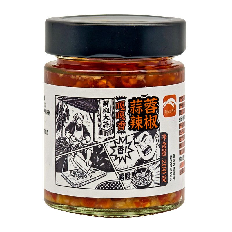 桥头边蒜蓉辣椒酱200g