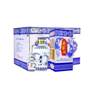 老龙口青花龙1+1整箱45度500ml+58度50ml浓香型过节送礼辽宁特产