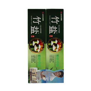 进口竹盐精研卓效牙膏2支 老虎草升级牙龈退缩口臭上火溃炀红肿