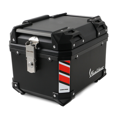 万里豪E555侧开电动车后尾箱密码锁电瓶车大容量摩托后备箱通用