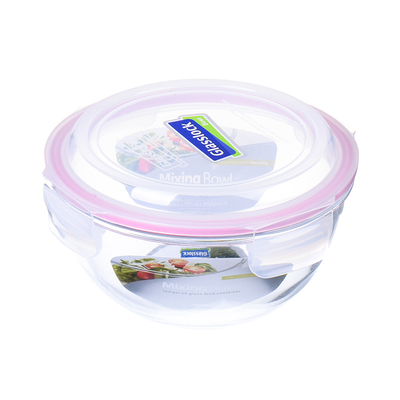 glasslock进口圆形玻璃碗沙拉碗