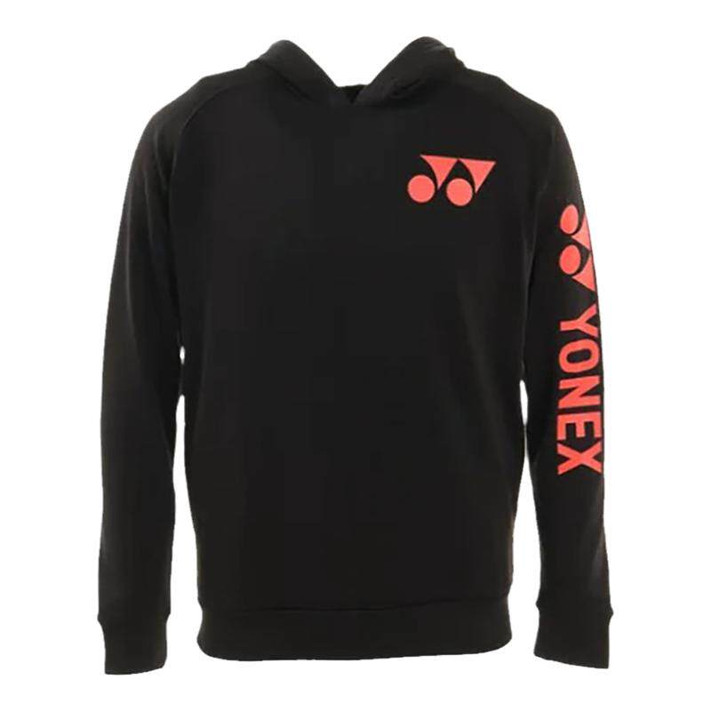 日本YONEX尤尼克斯网球羽毛球服男女冬季训练运动服长袖连帽卫衣
