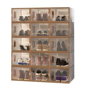 简易鞋柜家用门口抽拉式防尘非鞋架收纳神器省空间宿舍鞋盒收纳盒