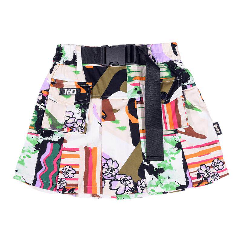 JOJO童装夏季新款女童纯棉半身裙