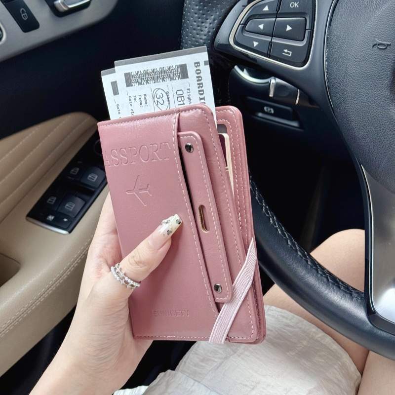 【旅行搭子】护照夹钱包一体证件卡收纳包旅行机票夹多功能防盗刷