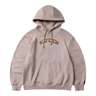 BURNIN* 博宁广告牌帽衫抽绳宽松连帽卫衣国潮百搭宽松休闲外套男
