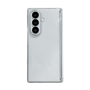 适用三星Galaxy Z Fold7折叠屏手机壳透明磁吸中轴保护zfold8硬壳防摔保护套zfold6带前框超薄简约新款纯色5