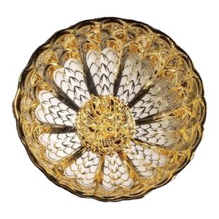 七彩孔雀杯金玉满堂杯金龙茶盏杯24k鎏金主人杯金色孔雀茶杯