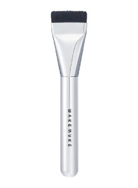 oliveyoung韩国正版本土WAKEMAKE平头薄款一字粉底刷轻薄不吃粉真