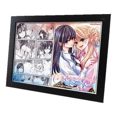 citrus柑橘味香气动漫蓝原芽衣蓝原柚子二次元摆件生日礼物相框画