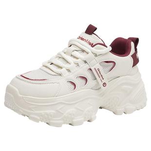 大东巨好看的老爹鞋女款2025新款冬季女鞋增高厚底鞋子休闲运动鞋