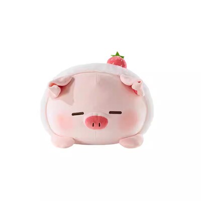名创优品小猪抱枕毛绒玩偶公仔女