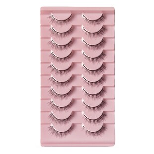 一片式婴儿直硬梗假睫毛成男cos自然妈生撑双眼皮新手仿真眼睫毛